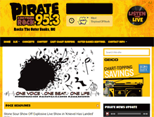 Tablet Screenshot of pirate953.com
